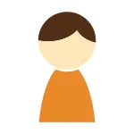 Male General Orange SVG Icon